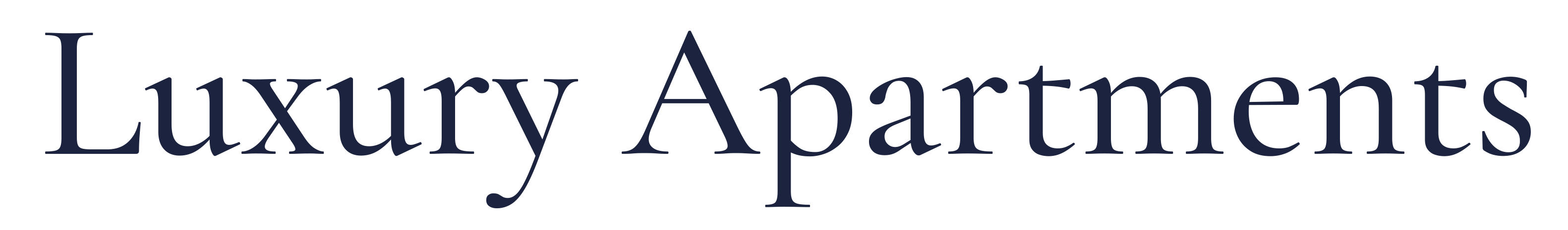 Luxury Apartments in London